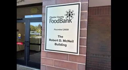 Chester County Food Bank dedicates headquarters to founding chairman Robert D. McNeil