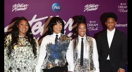 ERICA CAMPBELL AND KIDS DAZZLE AT THE 39TH ANNUAL STELLAR AWARDS