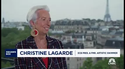 ECB President Christine Lagarde on sports background, lessons from swimming and journey to finance