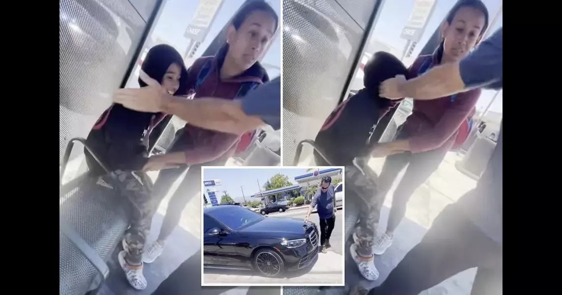 Mercedes owner slaps autistic boy seconds after he allegedly bends…