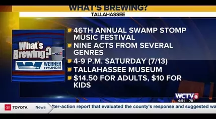 What’s Brewing – Tallahassee Museum to host 46th Swamp Stomp Music Festival Saturday