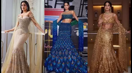 Anant Ambani and Radhika Merchant Wedding: All of Janhvi Kapoor’s certified fashion girl looks from the grand ceremony