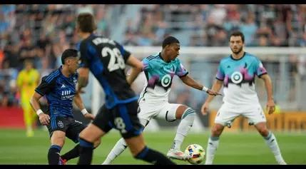 Minnesota United beats San Jose 2-0 to end nine-game winless streak