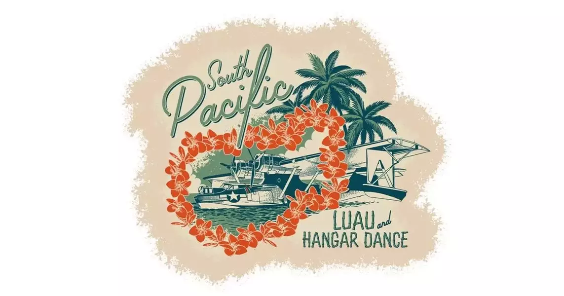 Enjoy a tropical island evening filled with fun and entertainment at The Military Aviation Museum’s South Pacific Luau and Hangar Dance