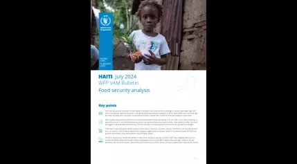 Haiti: WFP VAM Bulletin – Food Security Analysis, July 2024