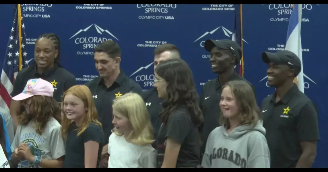 Kids get the chance to meet local Olympians