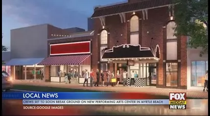 Groundbreaking Ceremony Held For Performing Arts Theater In Myrtle Beach