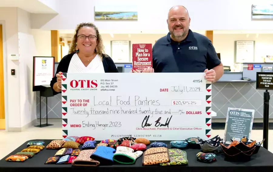 OTIS donates to local food pantries