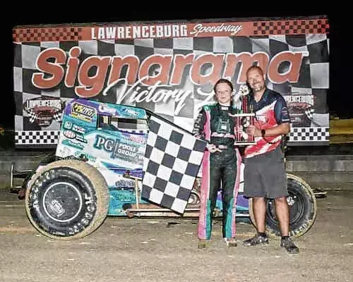 Roell gets first career sprint car win at Lawrenceburg