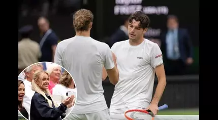 Alexander Zverev unhappy with Taylor Fritz’s Wimbledon box as…