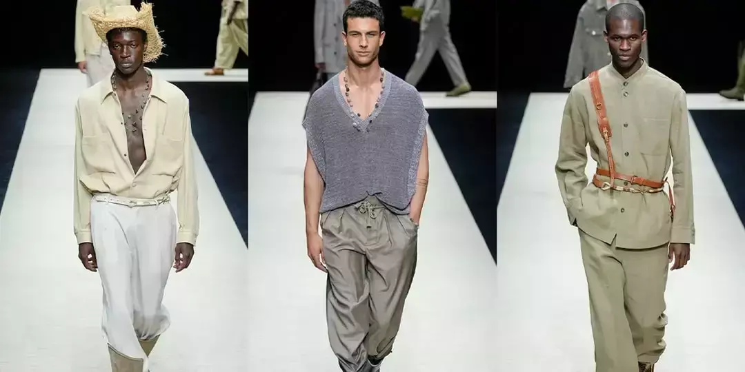 Emporio Armani SS25 Galloped Towards the Finish Line