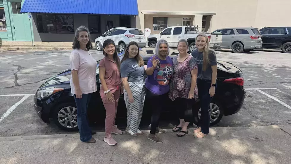 Brazos Valley nonprofit gifts 200th car to local mother in need