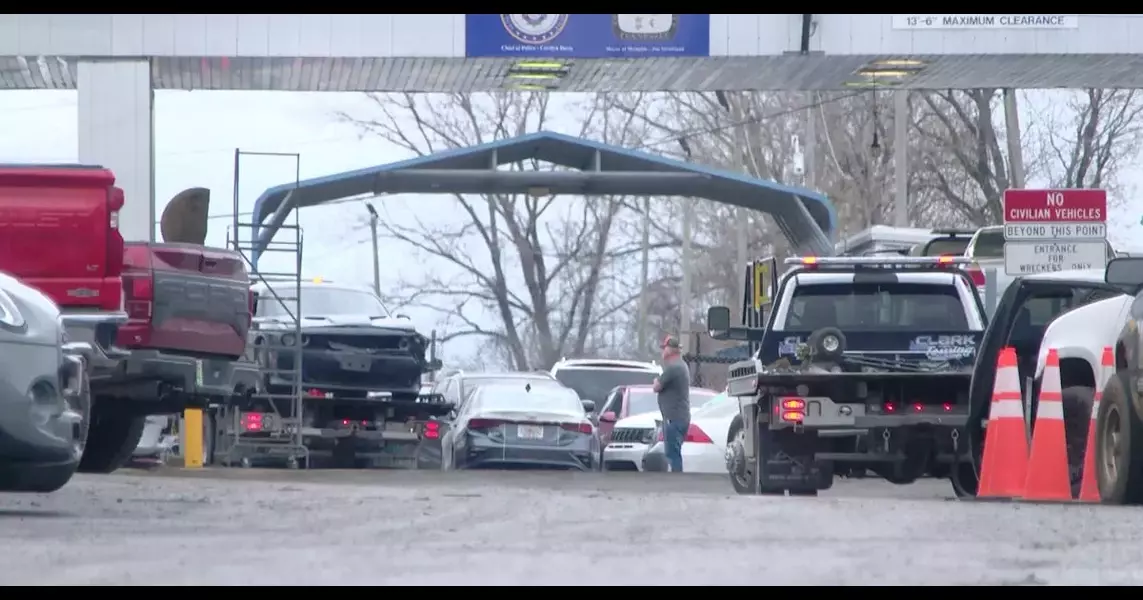 Body discovered inside burned car at Memphis Police Impound Lot