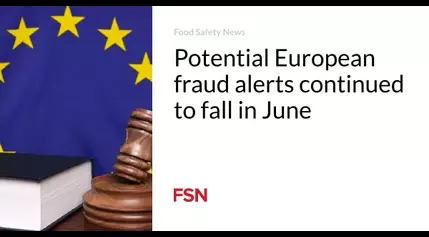 Potential European fraud alerts continued to fall in June