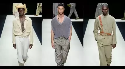 Emporio Armani SS25 Galloped Towards the Finish Line