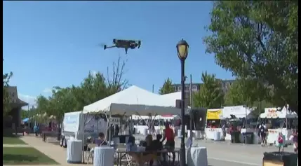 Park Ridge Police utilize new drone to enhance security at food festival