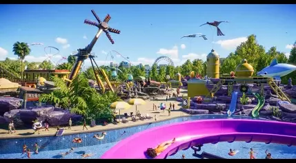 Planet Coaster 2 revealed with water parks and multiplayer park-building for 2024 release