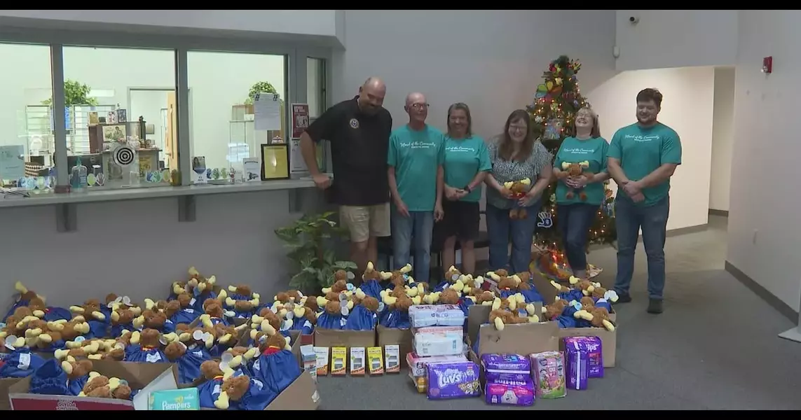 Local lodge donates starter kits to foster kids