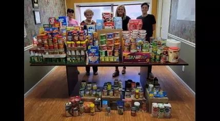 Boonville REALTORS held a food drive for Neighbors Helping Neighbors