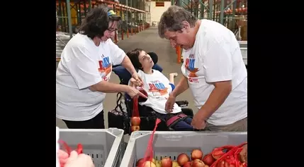 America250PA recognizes National Pennsylvania Day with volunteer efforts at food bank distribution center