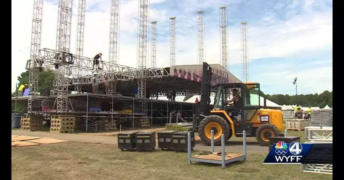 Final preps underway for Rock the Country music festival in the Upstate