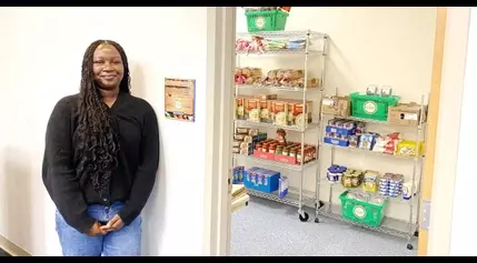 Woonsocket youth center opens new food pantry