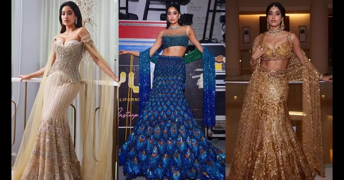 Anant Ambani and Radhika Merchant Wedding: All of Janhvi Kapoor’s certified fashion girl looks from the grand ceremony