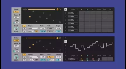 Novel Music Staircase, new M4L device with three independent and mixable modulators