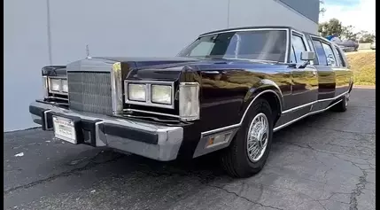 Larry Hagman Bought Huge, Deformed Lincoln Town Car Limousine, but Never Probably Drove It