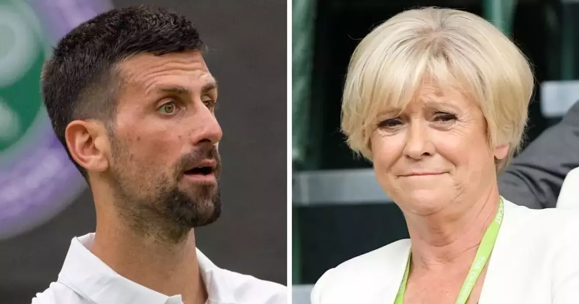 Novak Djokovic angrily snaps at reporter as Sue Barker hints at BBC return