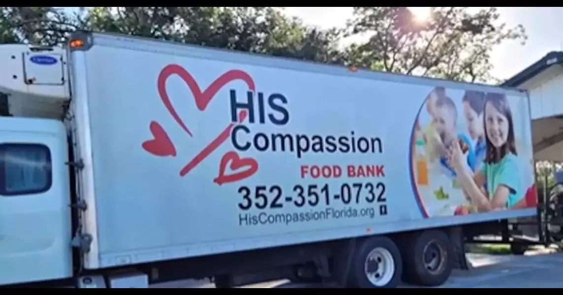 Volunteers with the ‘Food Compassion Food Bank’ in Ocala fed more than 500 families during food giveaway