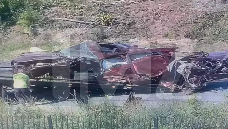 Photo shows mangled car in crash that killed Vikings rookie Khyree Jackson