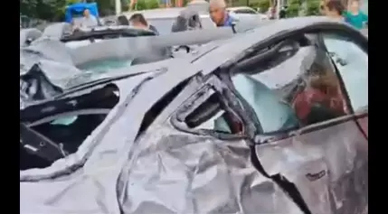 Video: Tesla Car Flips 7 Times After Crash, But All Passengers Survive