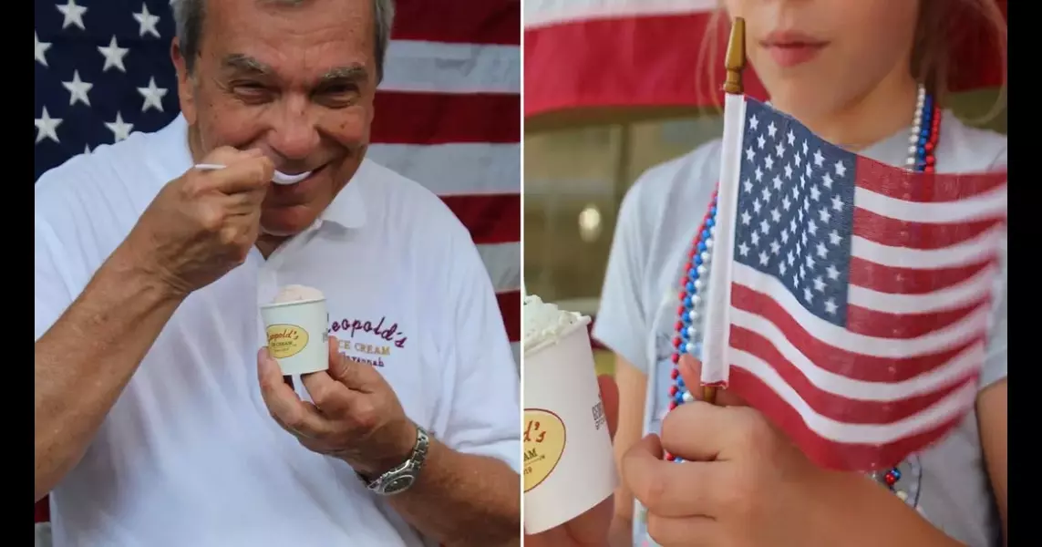 Free ice cream scoop promised to kids if they recite the Pledge of Allegiance by heart: ‘A no-brainer’