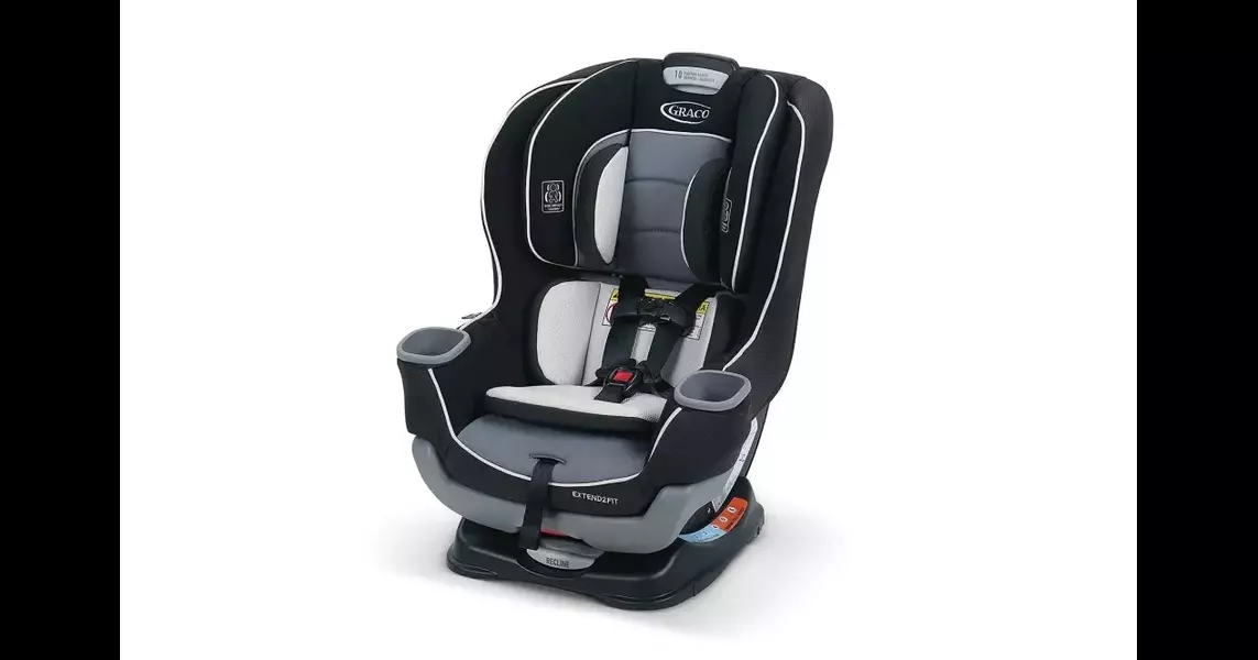 This Graco Extend2Fit Convertible Baby Car Seat is  off for Prime…