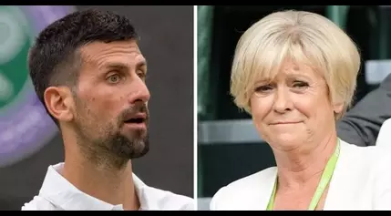 Novak Djokovic angrily snaps at reporter as Sue Barker hints at BBC return