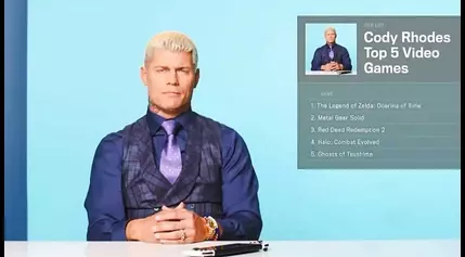 Cody Rhodes Names His Top 5 Video Games of All Time