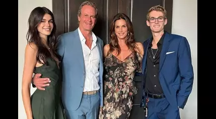 Cindy Crawford and Rande Gerber Coordinate Formalwear with Kids Kaia and Presley for Summer Wedding: ‘All Dressed Up’