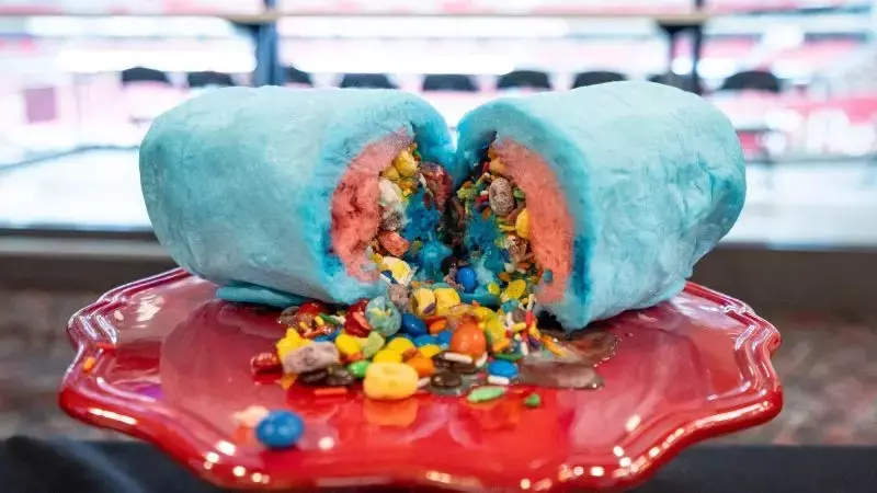 America’s latest deliciously horrifying stadium food: cotton candy burrito