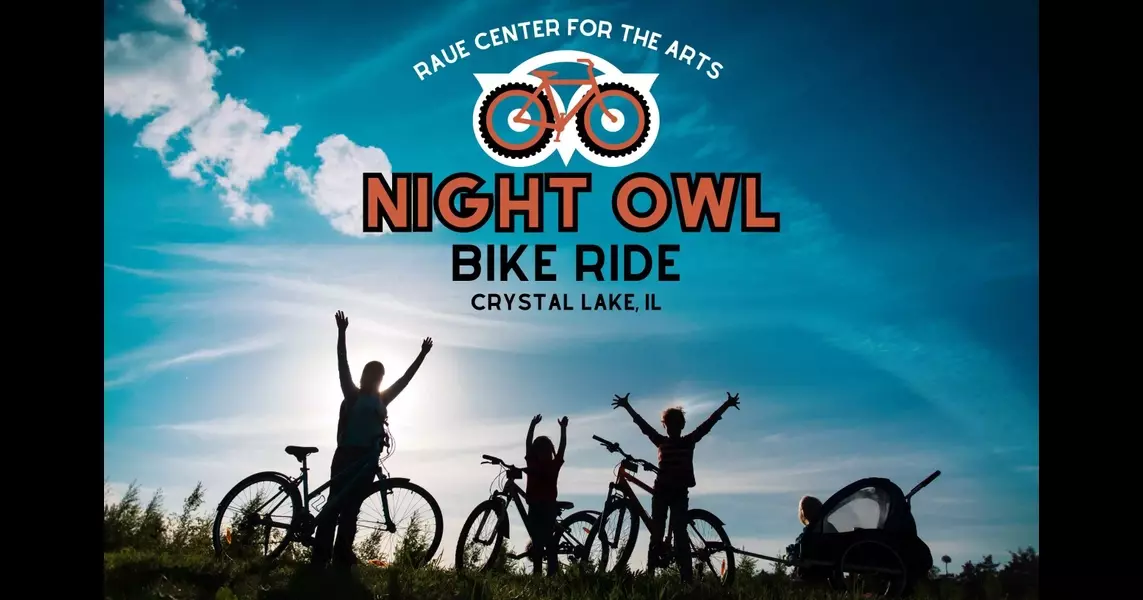 Night Owl Bike Ride is Saturday in Crystal Lake, now hosted by Raue Center for the Arts