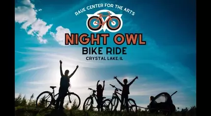 Night Owl Bike Ride is Saturday in Crystal Lake, now hosted by Raue Center for the Arts