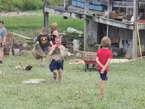 From the mouths (and muscles) of babes: Kids clean up storm damage in Rexville, Canisteo, West Union