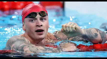 British Olympic swimmer Adam Peaty claims athletes have found worms in their food