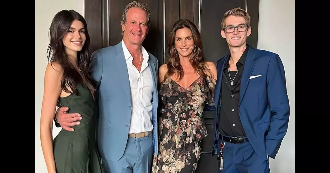 Cindy Crawford and Rande Gerber Coordinate Formalwear with Kids Kaia and Presley for Summer Wedding: ‘All Dressed Up’