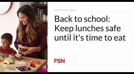 Back to school: Keep lunches safe until it’s time to eat