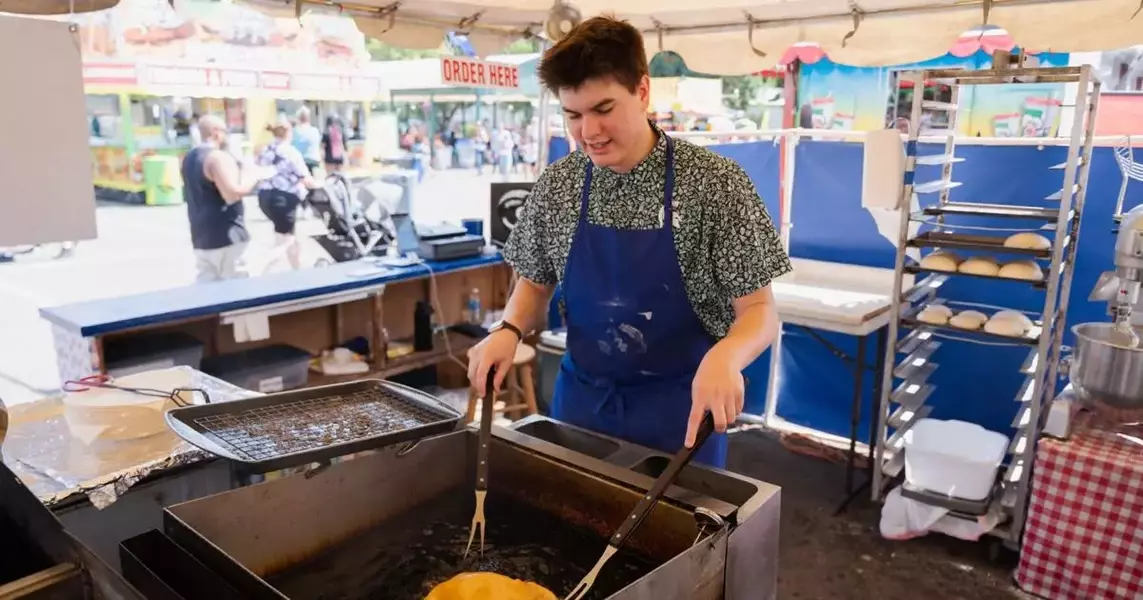 Behind the booths: making food for the fair