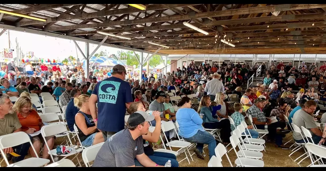 Kids sell livestock during UP State Fair Junior Market Livestock Auction