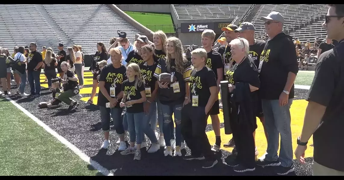 Kids’ Day at Kinnick Stadium honors Kid Captains