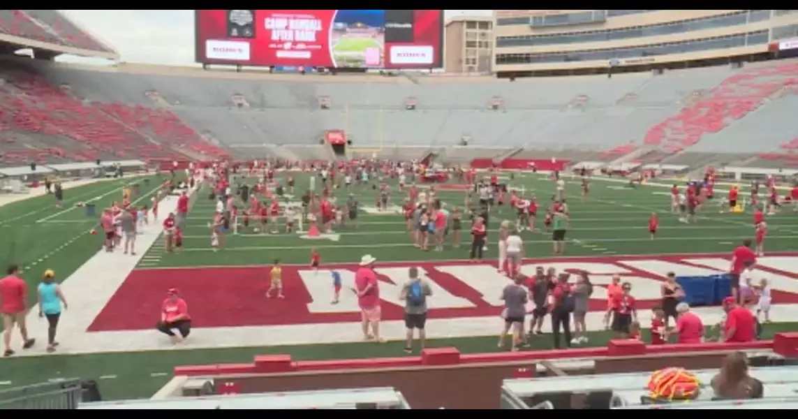 Camp Randall opens its doors for Kohl’s Kids Combine