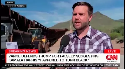 J.D. Vance, Father of Biracial Kids, Endorses Trump’s Race Rant: ‘Totally Reasonable’